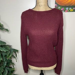 Maroon sweater
